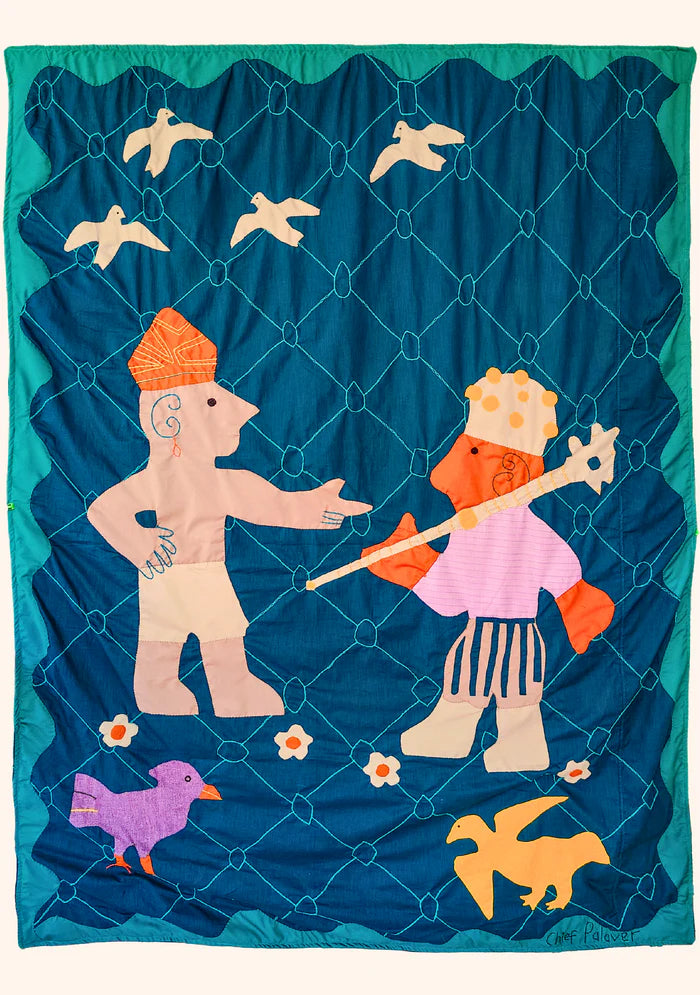 CHIEF PALAVER BESPOKE WALL HANGING BY AMECHI