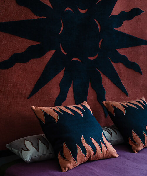 Flame pillow, available at the-salon.com. SALON curates the finest , unique, handmade pieces from the interior industry's best makers and brands. Shop luxury furniture, lighting, rugs, art, antiques and vintage pieces and accessories from SALON interior designed rooms.