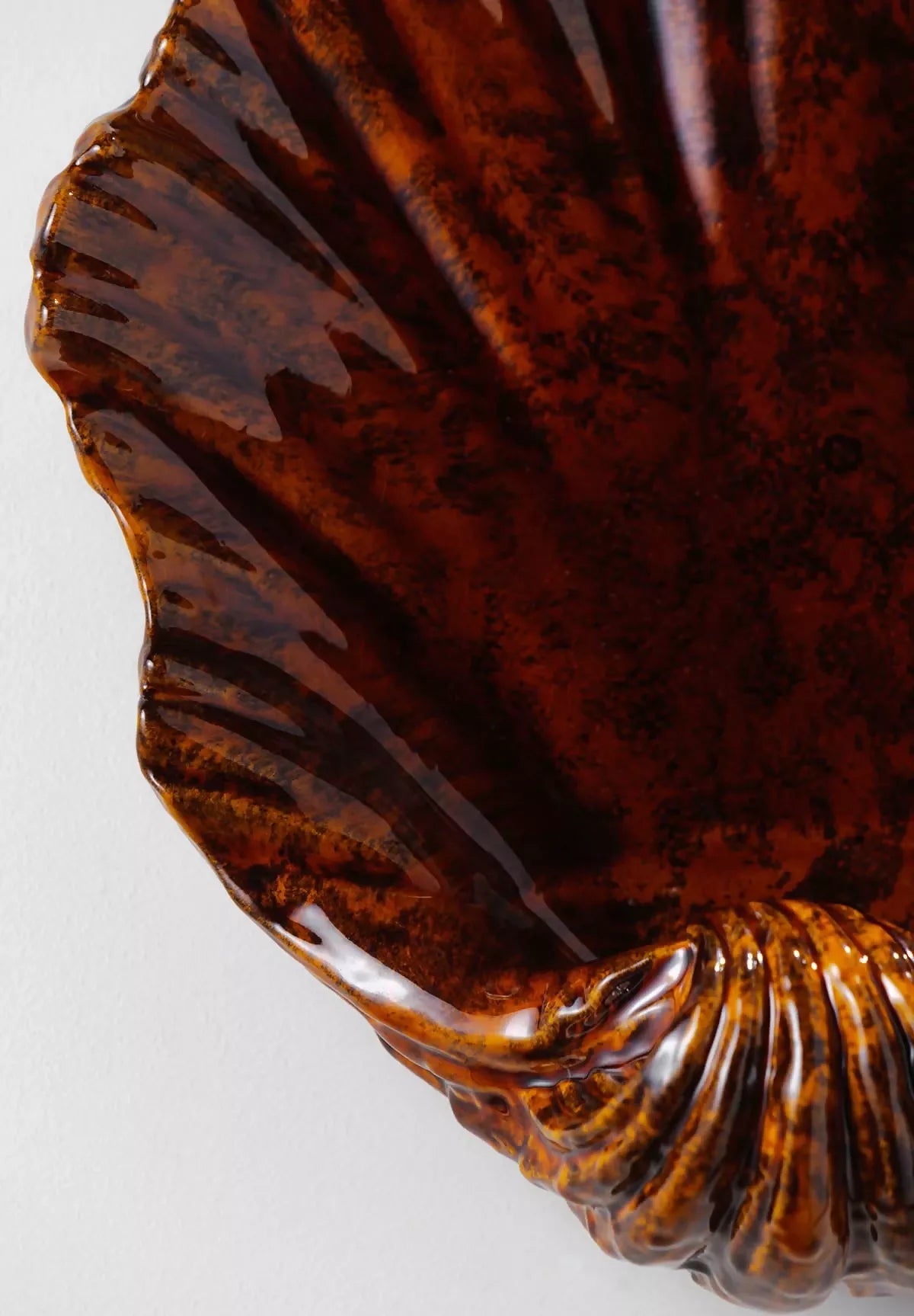 Scalloped tiger's eye Wall light, available  to buy on the-salon.com. SALON curates the finest , unique, handmade pieces from the interior industry's best makers and brands. Shop luxury furniture, lighting, rugs, art, antiques and vintage pieces and accessories from SALON interior designed rooms.