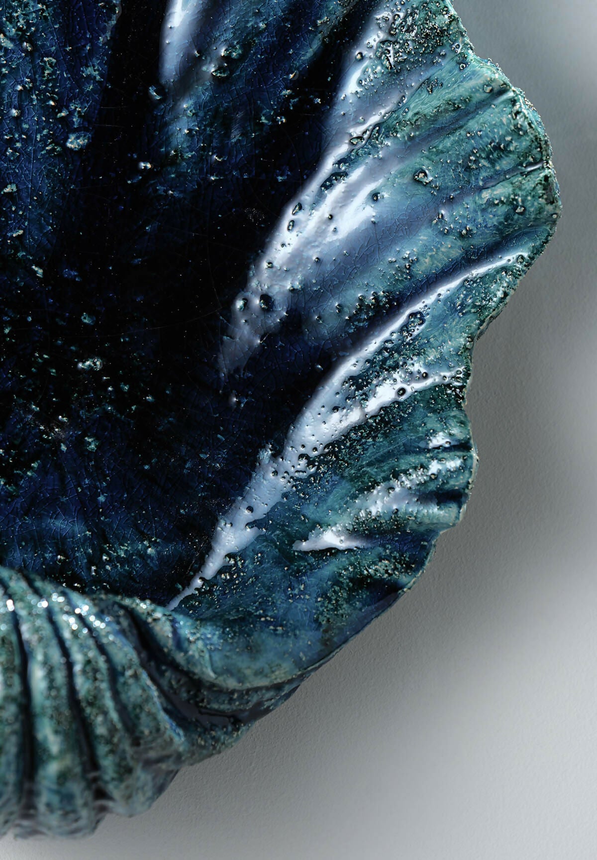 Scalloped, Textured, capri Wall light, available  to buy on the-salon.com. SALON curates the finest , unique, handmade pieces from the interior industry's best makers and brands. Shop luxury furniture, lighting, rugs, art, antiques and vintage pieces and accessories from SALON interior designed rooms.