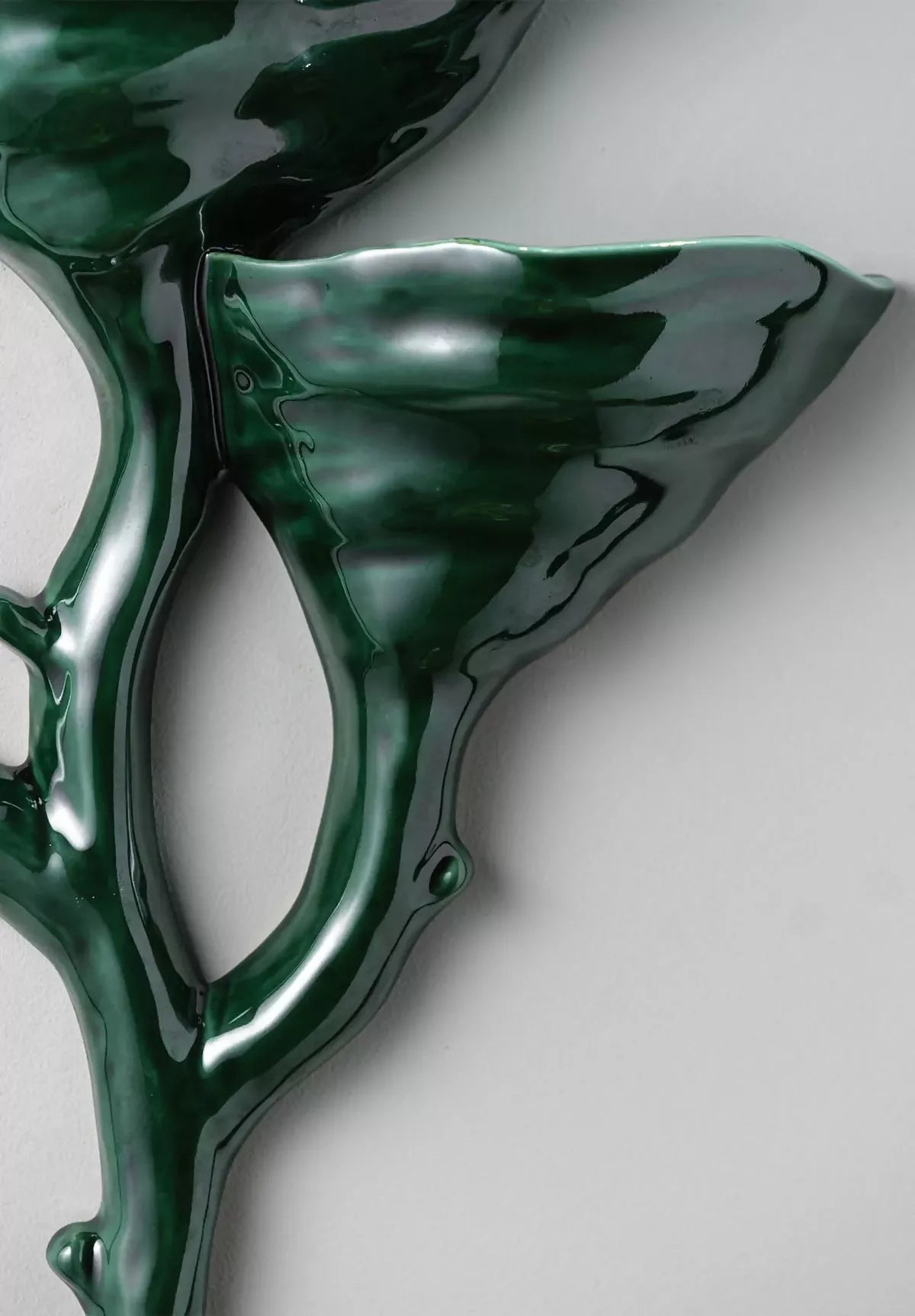 Close-up on ceramic Myrtle Wall light- available  to buy on the-salon.com. SALON curates the finest , unique, handmade pieces from the interior industry's best makers and brands. Shop luxury furniture, lighting, rugs, art, antiques and vintage pieces and accessories from SALON interior designed rooms.
