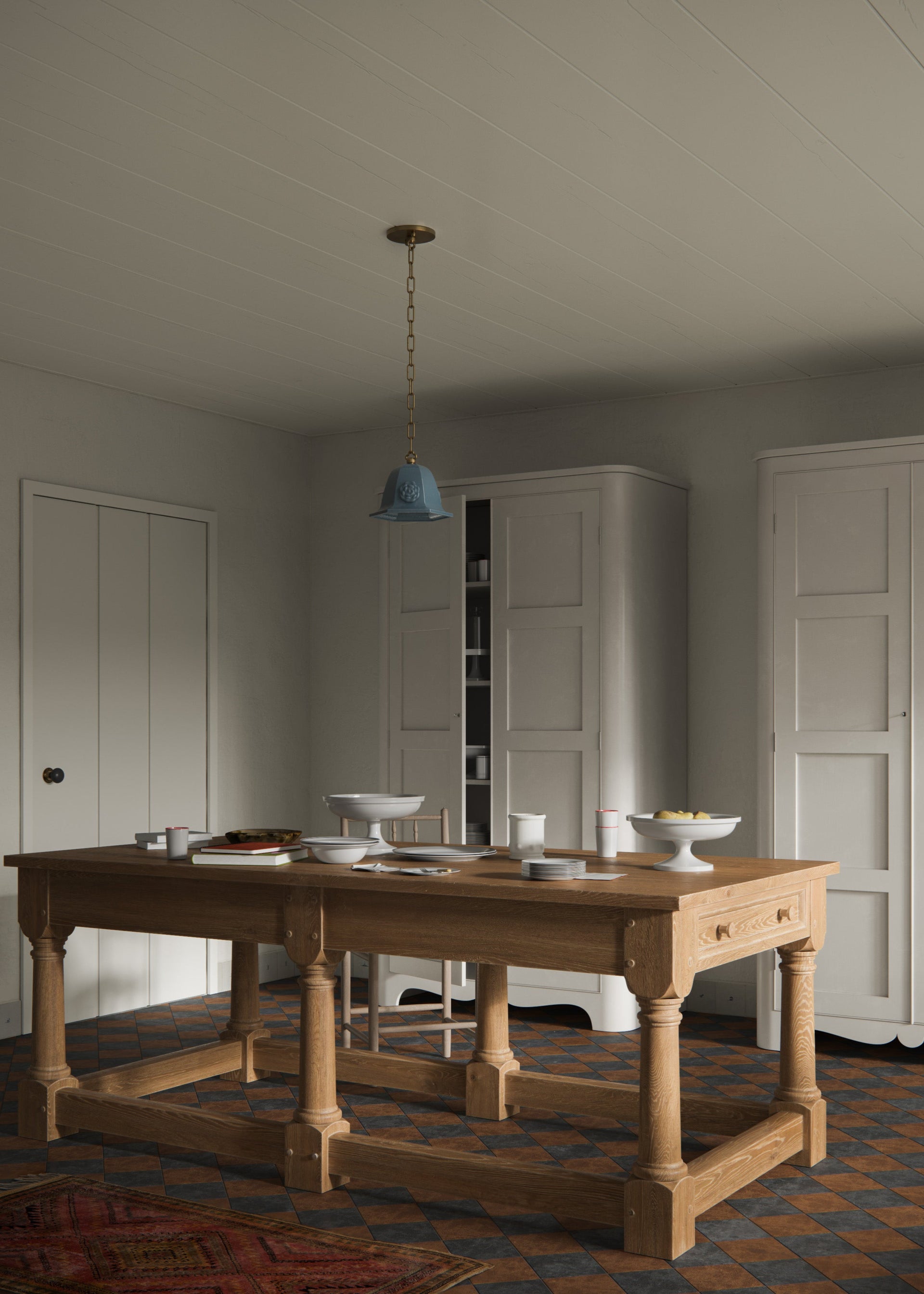 SMALL REFECTORY TABLE BY LUTYENS FURNITURE & LIGHTING