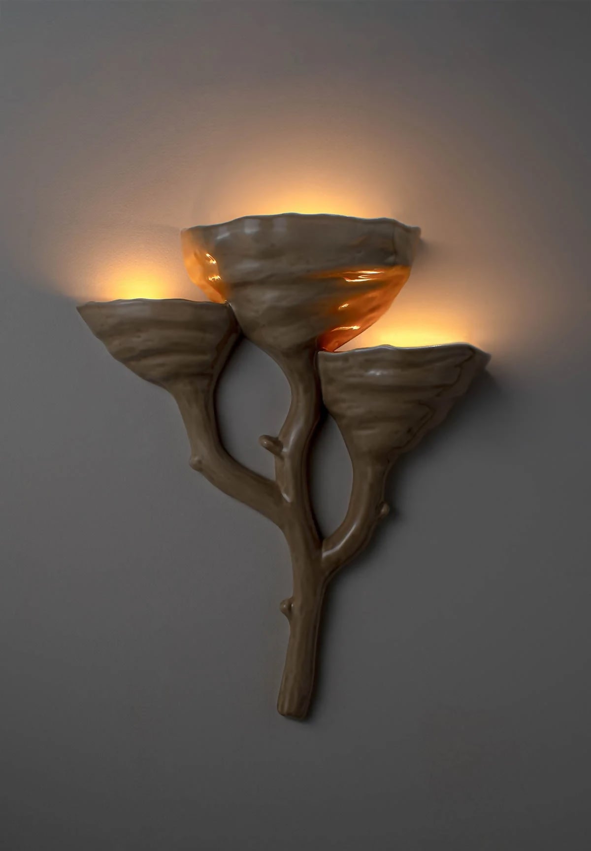 Ceramic almond wall light- available  to buy on the-salon.com. SALON curates the finest , unique, handmade pieces from the interior industry's best makers and brands. Shop luxury furniture, lighting, rugs, art, antiques and vintage pieces and accessories from SALON interior designed rooms.
