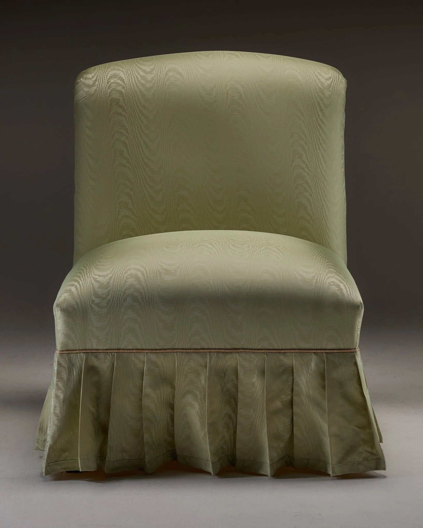 HESTIA SLIPPER CHAIR IN NINAS MINT BY CC MOULTON