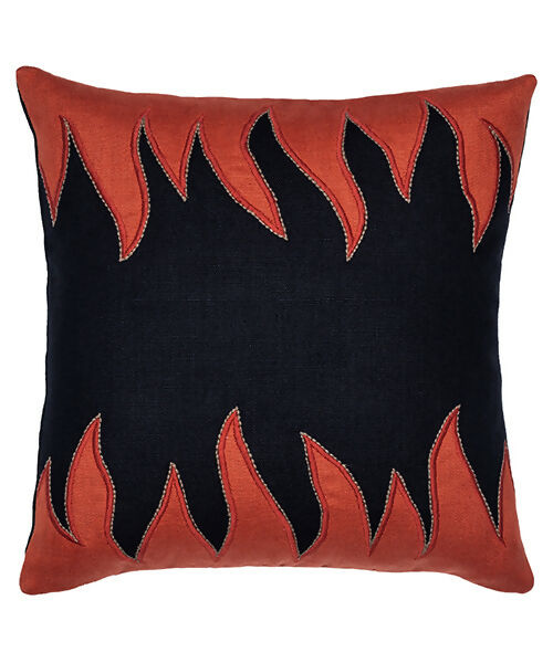 Flame pillow, available at the-salon.com. SALON curates the finest , unique, handmade pieces from the interior industry's best makers and brands. Shop luxury furniture, lighting, rugs, art, antiques and vintage pieces and accessories from SALON interior designed rooms.