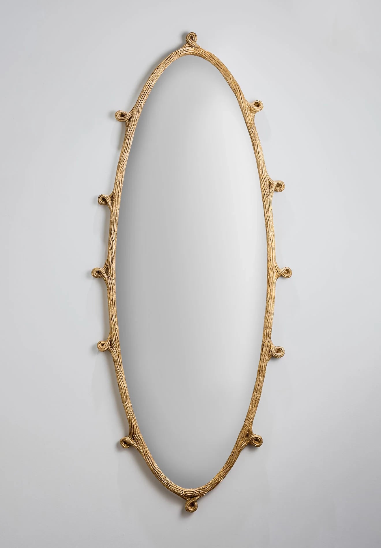 Wisteria decorative frame on a light gray background, available  to buy on the-salon.com. SALON curates the finest , unique, handmade pieces from the interior industry's best makers and brands. Shop luxury furniture, lighting, rugs, art, antiques and vintage pieces and accessories from SALON interior designed rooms.